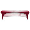 DisplaySplash Multi-Colored 8' Stretch Open Back Table Cover