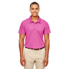 Team 365 Men's Sport Charity Pink Command Snag-Protection Polo