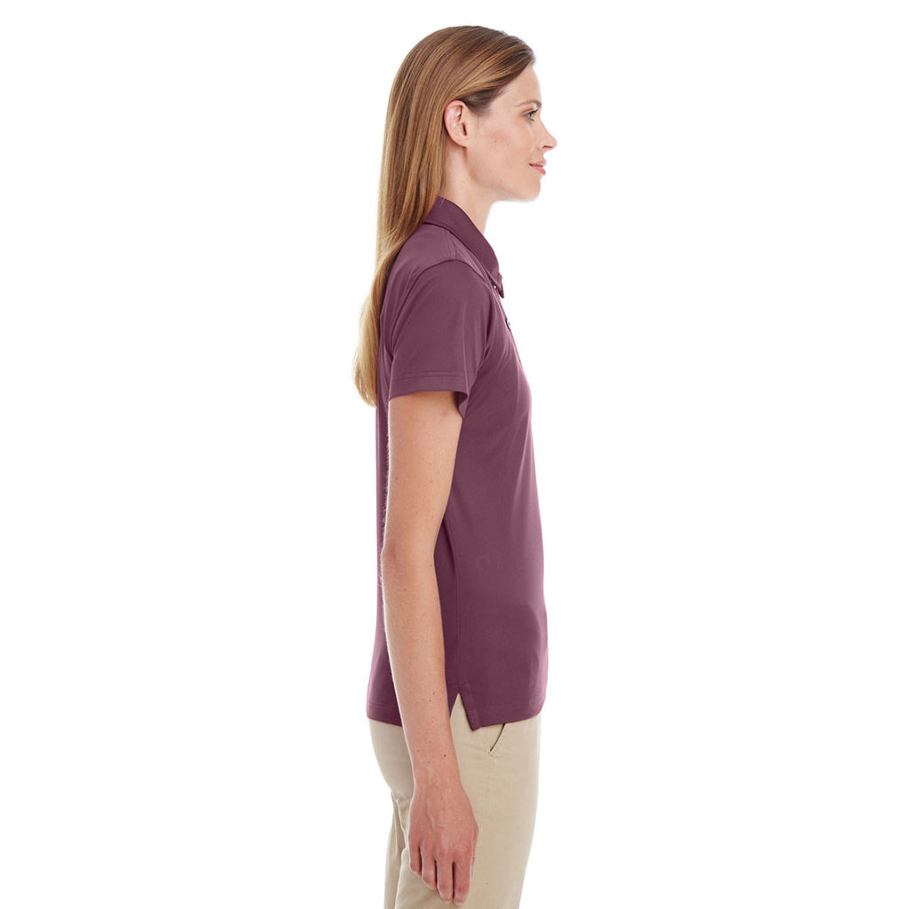 Team 365 Women's Sport Dark Maroon Command Snag-Protection Polo