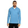 Team 365 Men's Sport Light Blue Zone Performance Quarter-Zip