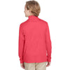 Team 365 Youth Sport Red Heather Zone Sonic Heather Performance Quarter-Zip