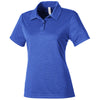 Team 365 Women's Sport Royal Heather Zone Sonic Heather Performance Polo