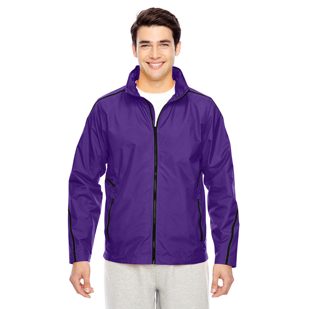 Team 365 Men's Sport Purple Conquest Jacket with Mesh Lining