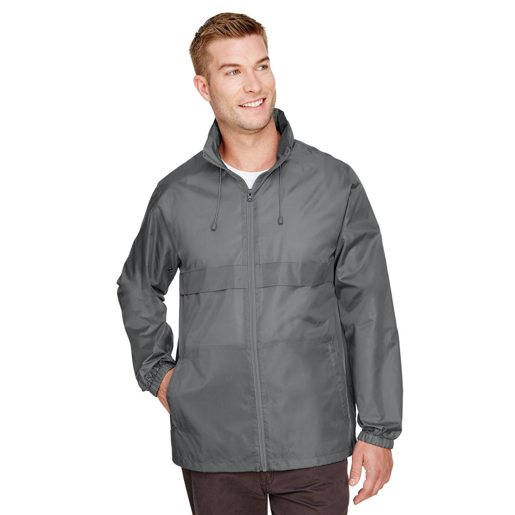 Team 365 Men's Sport Graphite Zone Protect Lightweight Jacket