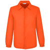Team 365 Unisex Sport Orange Zone Protect Coaches Jacket