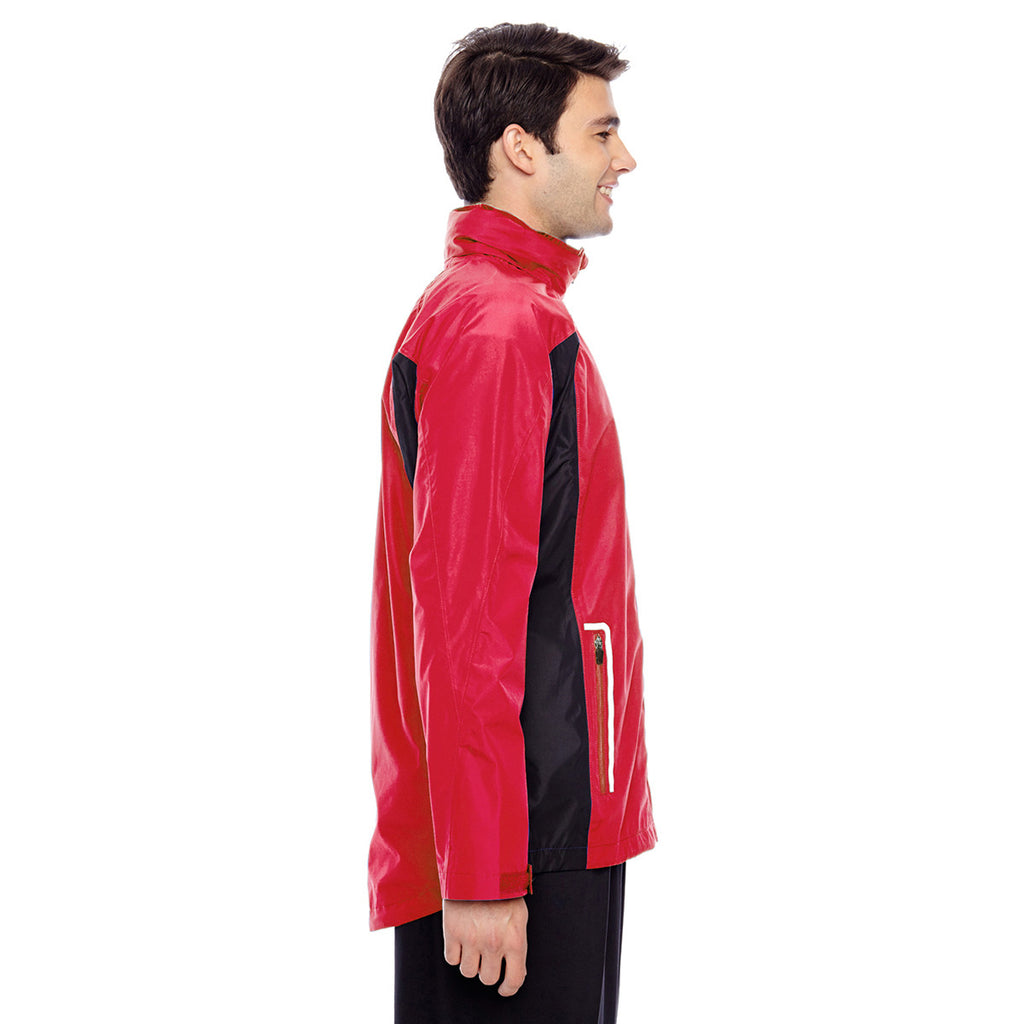 Team 365 Men's Sport Red Dominator Waterproof Jacket