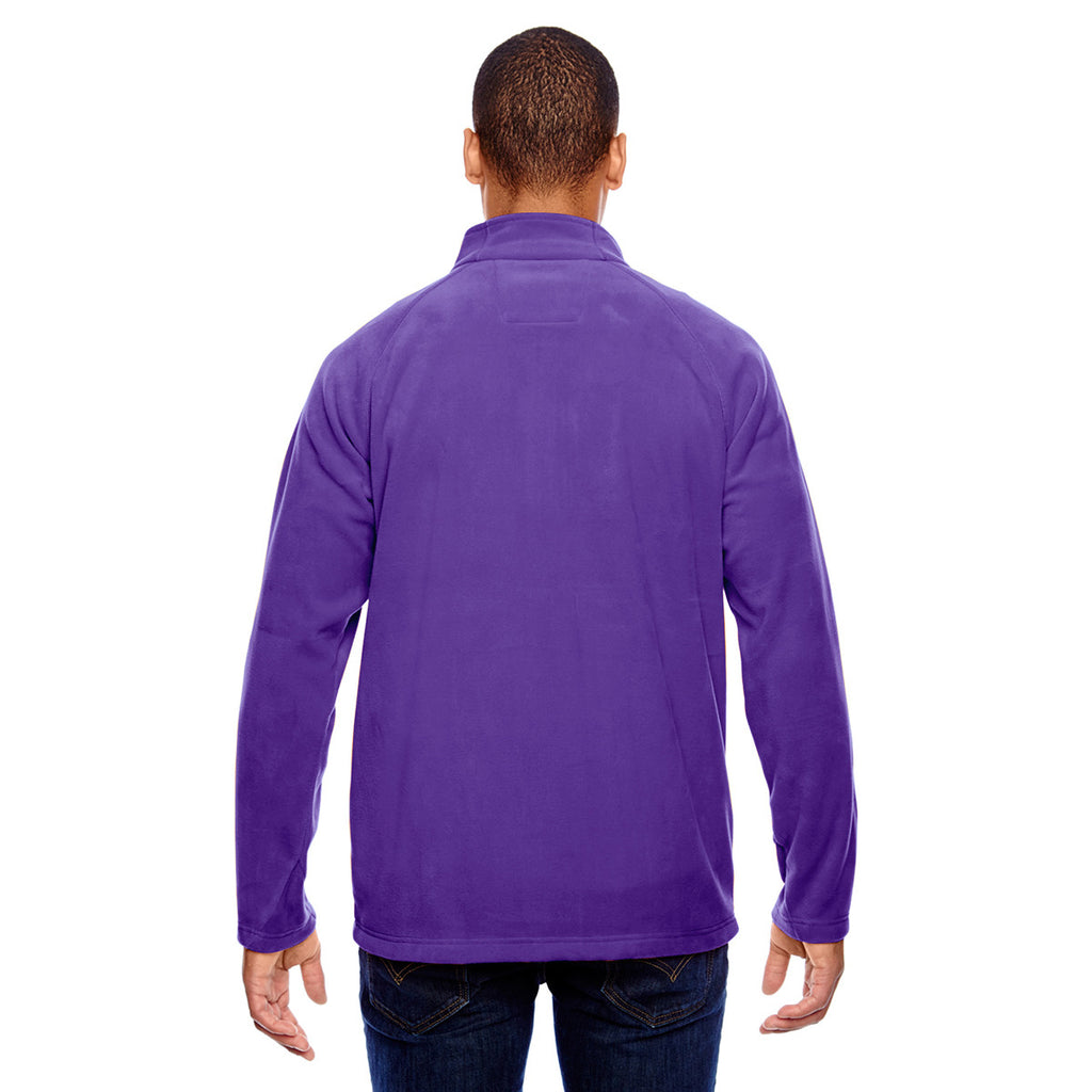 Team 365 Men's Sport Purple Campus Microfleece Jacket