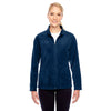 Team 365 Women's Sport Dark Navy Campus Microfleece Jacket