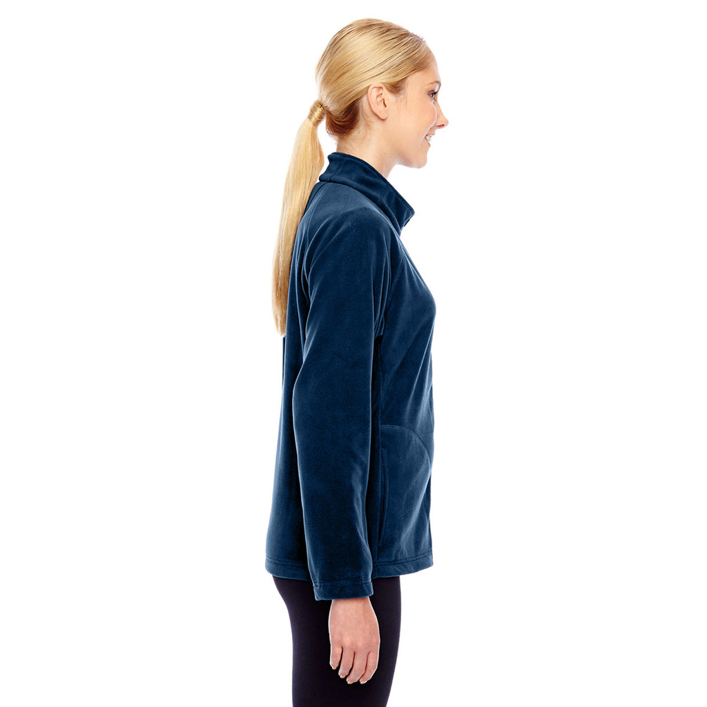 Team 365 Women's Sport Dark Navy Campus Microfleece Jacket