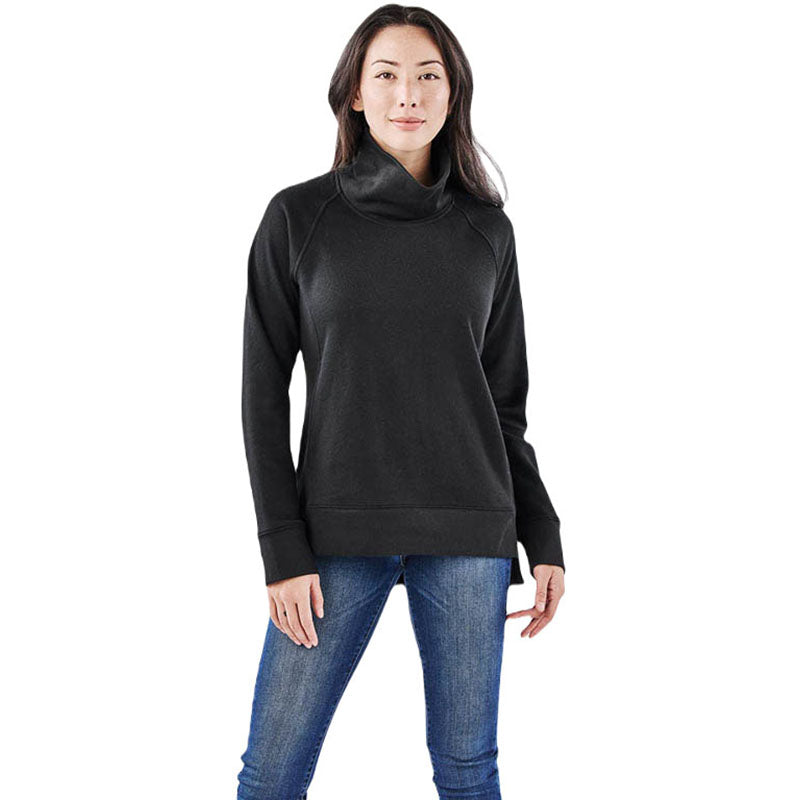 Stormtech Women's Black Monashee Cowl Neck Pullover