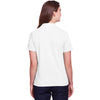 UltraClub Women's White Lakeshore Stretch Cotton Performance Polo