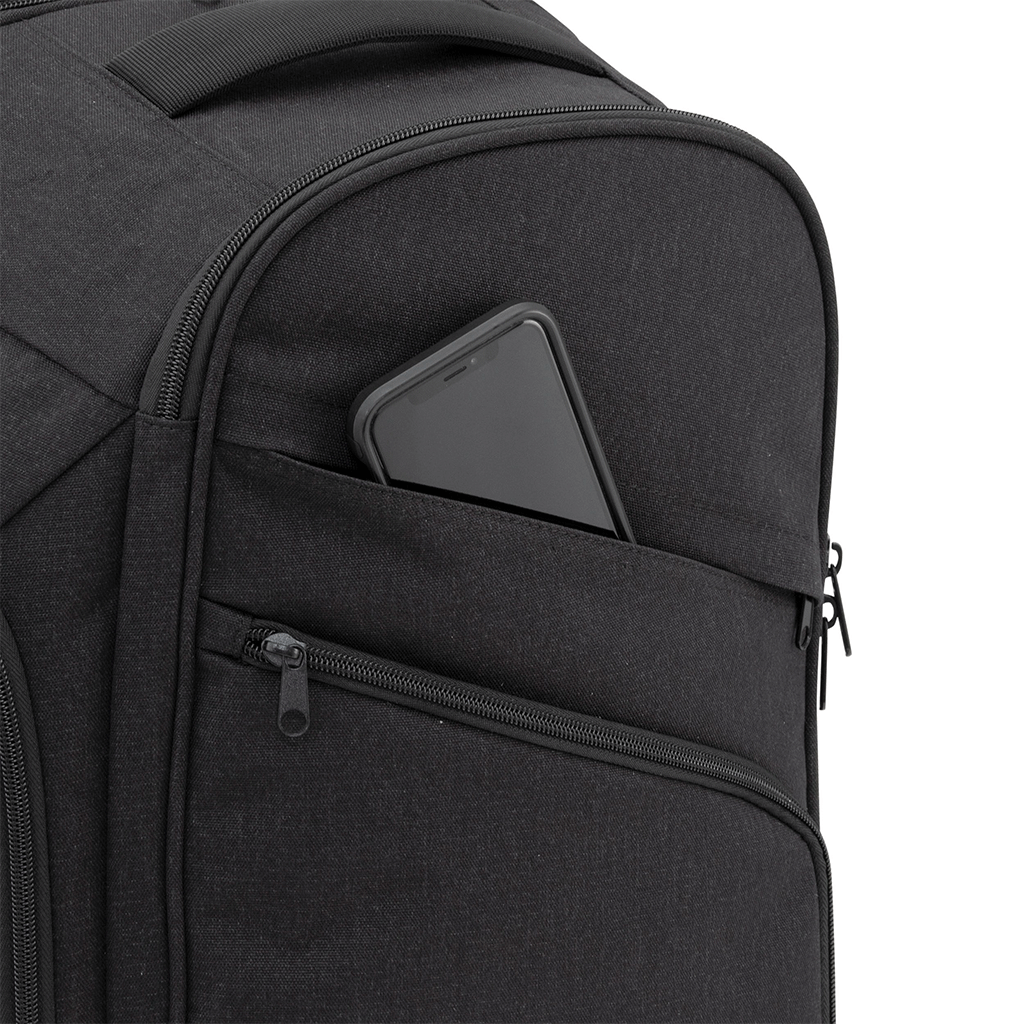 Mercury Luggage Black Large Comfort Laptop Backpack