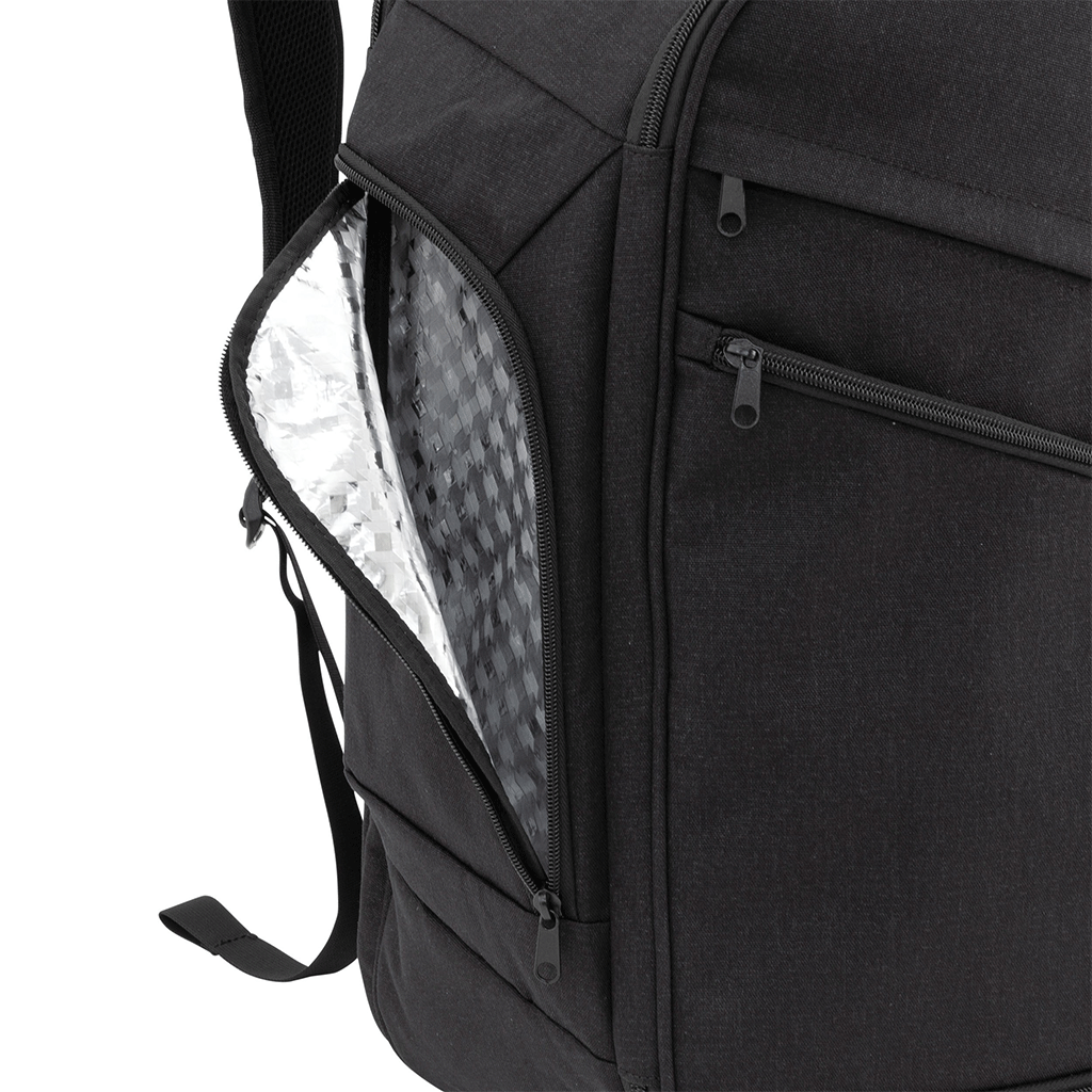 Mercury Luggage Black Large Comfort Laptop Backpack