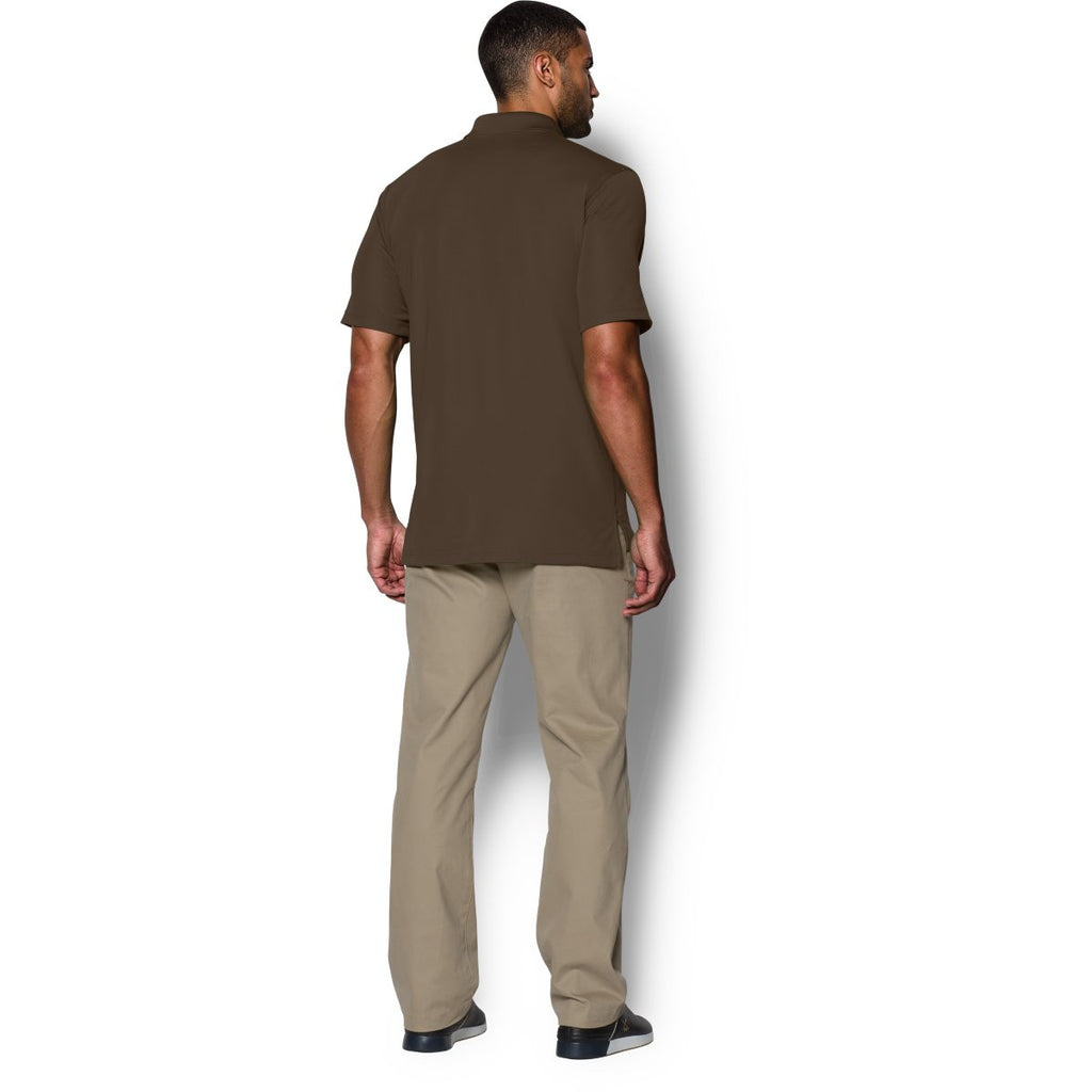 Under Armour Men's Brown Performance Team Polo