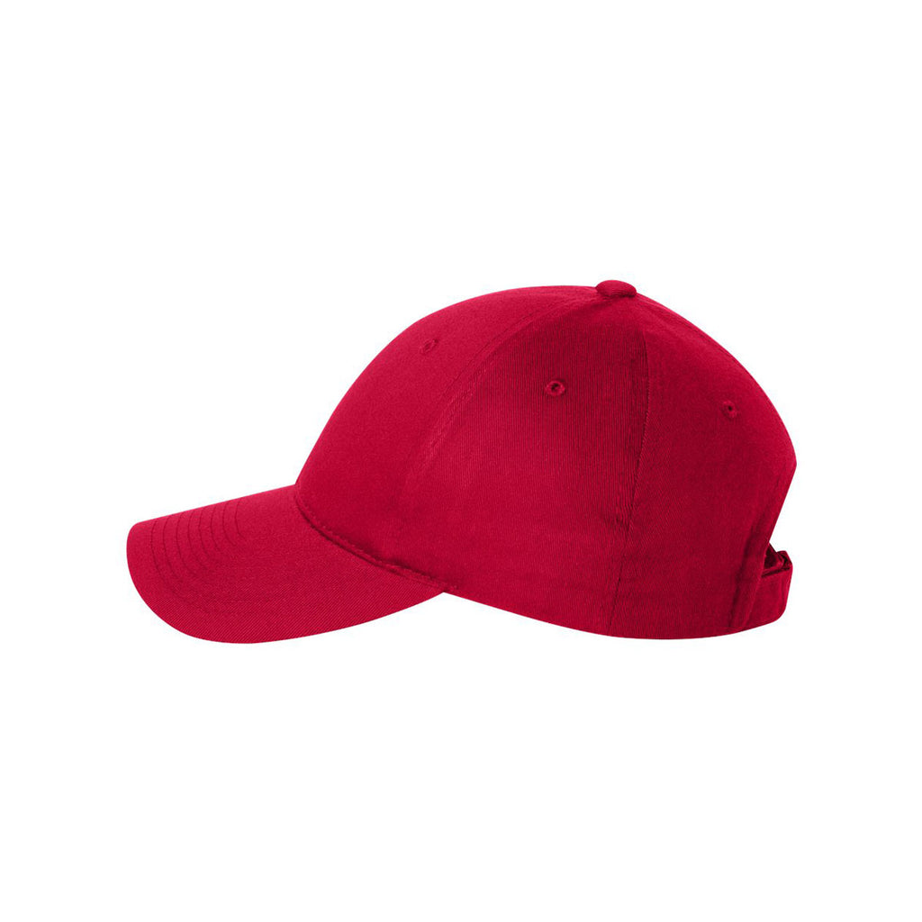Valucap Red Poly/Cotton Twill Cap
