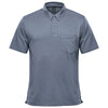 Stormtech Men's Navy Heather Dockyard Performance Short Sleeve Polo