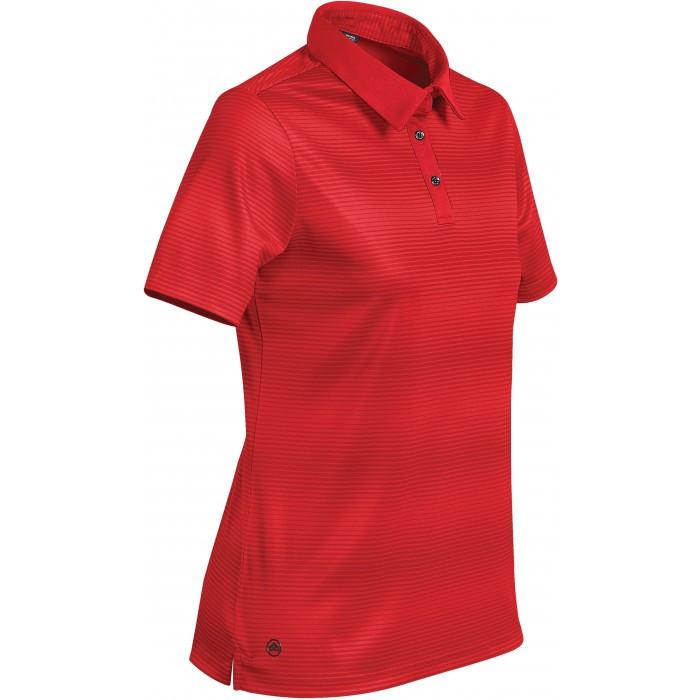 Stormtech Women's Bright Red/Dark Red Vibe Performance Polo