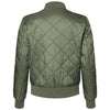 Weatherproof Women's Olive Grey Heat Last Quilted Packable Bomber