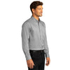 Port Authority Men's Gusty Grey Long Sleeve SuperPro React Twill Shirt