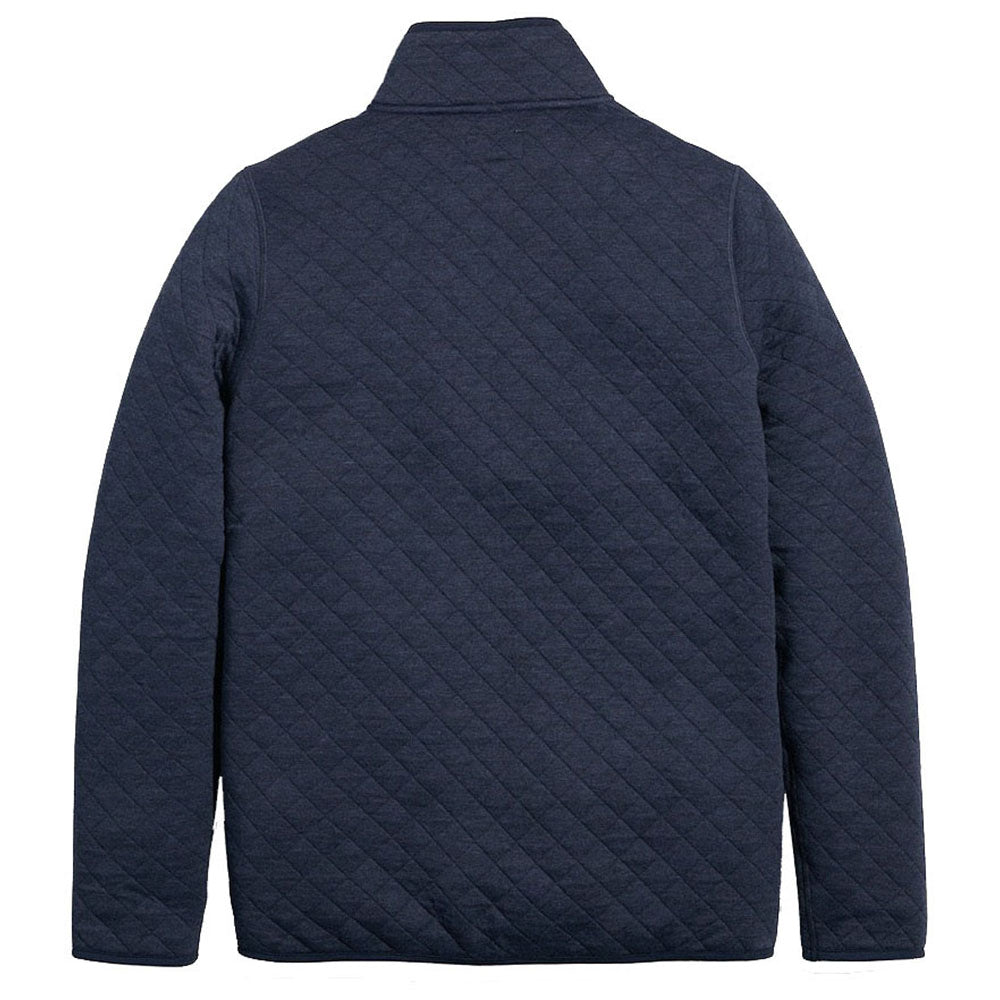 Marine Layer Women's Navy Heather Corbet Quilted Pullover