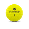 Wilson Yellow Staff Duo Professional Golf Balls with Custom Logo