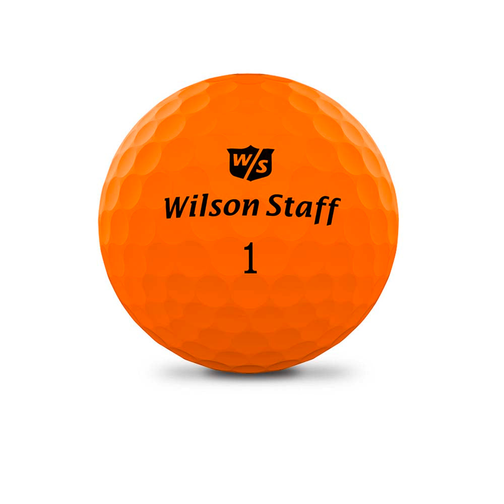 Wilson Orange Staff Duo Professional Golf Balls with Custom Logo