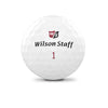 Wilson White Staff Duo Soft Golf Balls with Custom Logo