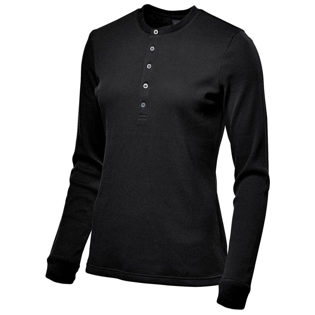 Stormtech Women's Black Ashburn Henley