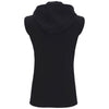 Greg Norman Women's Black Windbreaker Full-Zip Hooded Vest
