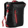 Stormtech Black/Bright Red Rainier 25 Waterpoof Backpack