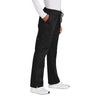 WonderWink Women's Black WorkFlex Flare Leg Cargo Pant