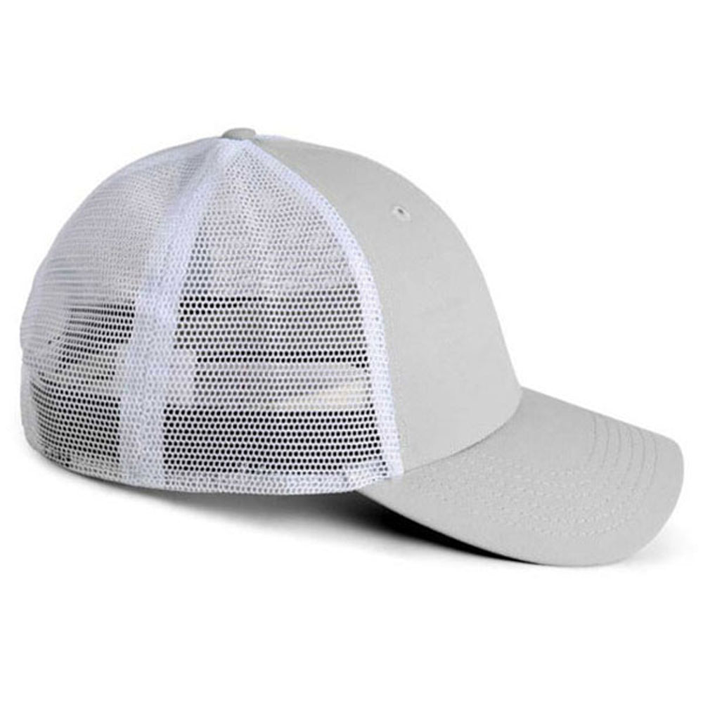 Imperial Light Grey White Structured Performance Meshback Cap