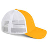 Imperial Melon Orange White Structured Performance Meshback Cap