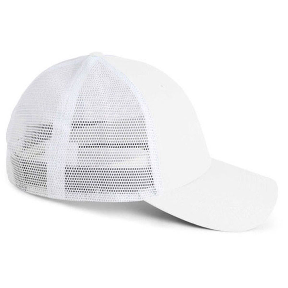 Imperial White White Structured Performance Meshback Cap