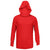 BAW Men's Red Xtreme-Tek Long Sleeve Hood
