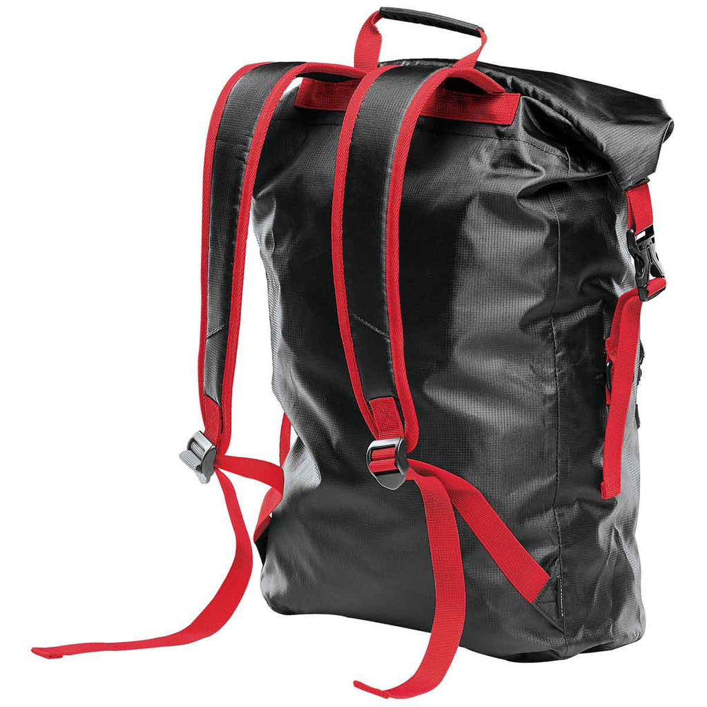Stormtech Black/Bright Red Panama Backpack