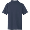 Port Authority Youth River Blue Navy Core Classic Pique Polo