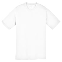 Sport-Tek Youth White PosiCharge RacerMesh Tee