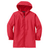 Sport-Tek Youth True Red Hooded Raglan Jacket