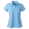 adidas Golf Women's ClimaLite Tide Blue S/S Pique Polo