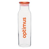 H2Go Tangerine Vibe Glass Bottle 22 oz