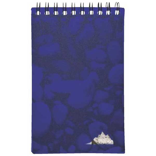 Gold Bond Pebble Blue 3-1/2" x 5" Stone Paper Jotter